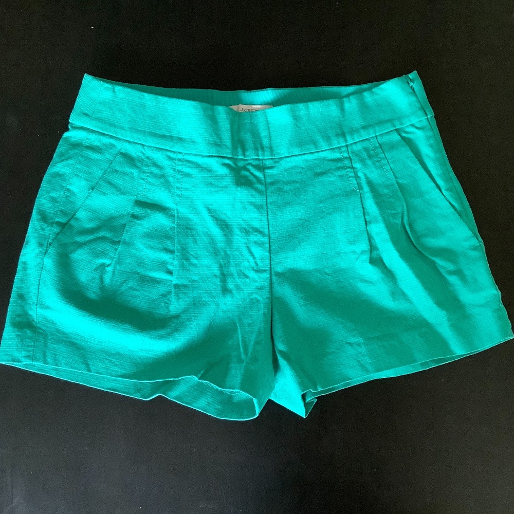 Jcrew 00 green shorts
